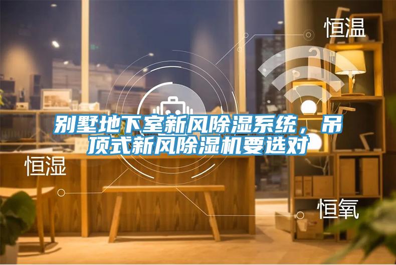 別墅地下室新風(fēng)除濕系統(tǒng),吊頂式新風(fēng)除濕機(jī)要選對(duì)