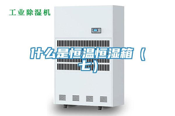 什么是恒溫恒濕箱(七)