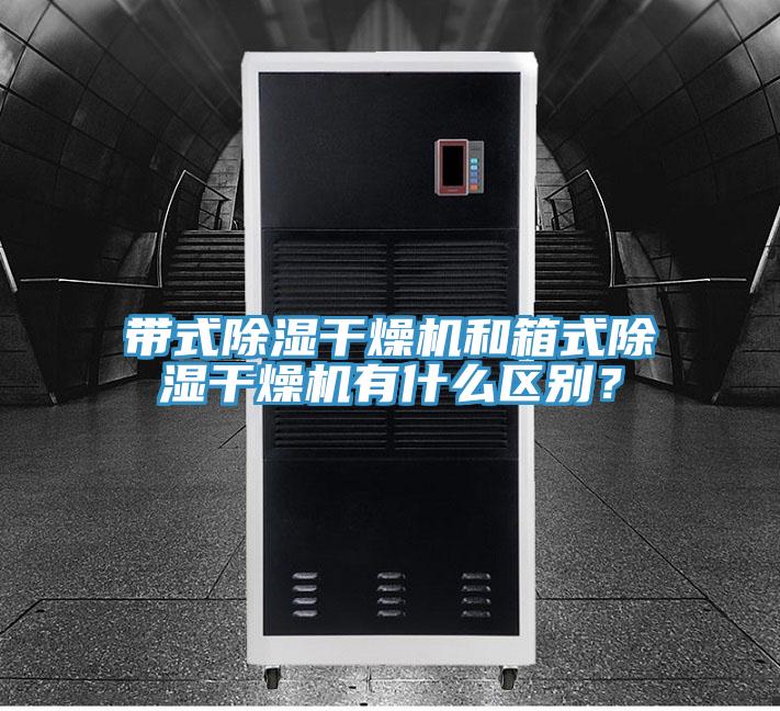 帶式除濕干燥機和箱式除濕干燥機有什么區(qū)別?