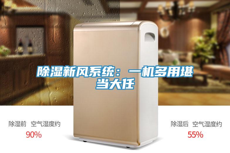 除濕新風系統:一機多用堪當大任