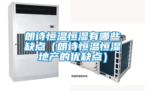 朗詩恒溫恒濕有哪些缺點(朗詩恒溫恒濕地產的優缺點)