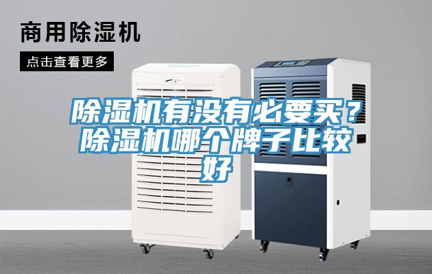 除濕機(jī)有沒(méi)有必要買？除濕機(jī)哪個(gè)牌子比較好