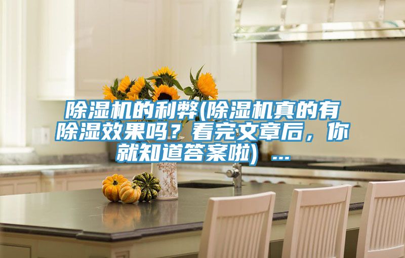 除濕機的利弊(除濕機真的有除濕效果嗎?看完文章后,你就知道答案啦) ...